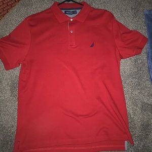 Red Nautica shirt, medium